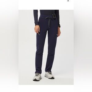 Figs Navy Yoga High Waisted scrub pants